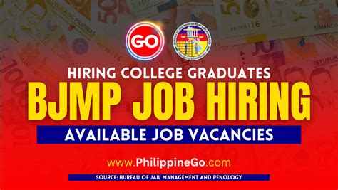 BJMP Recruitment for 2024 Jail Officers 1 with P29,668 Monthly.